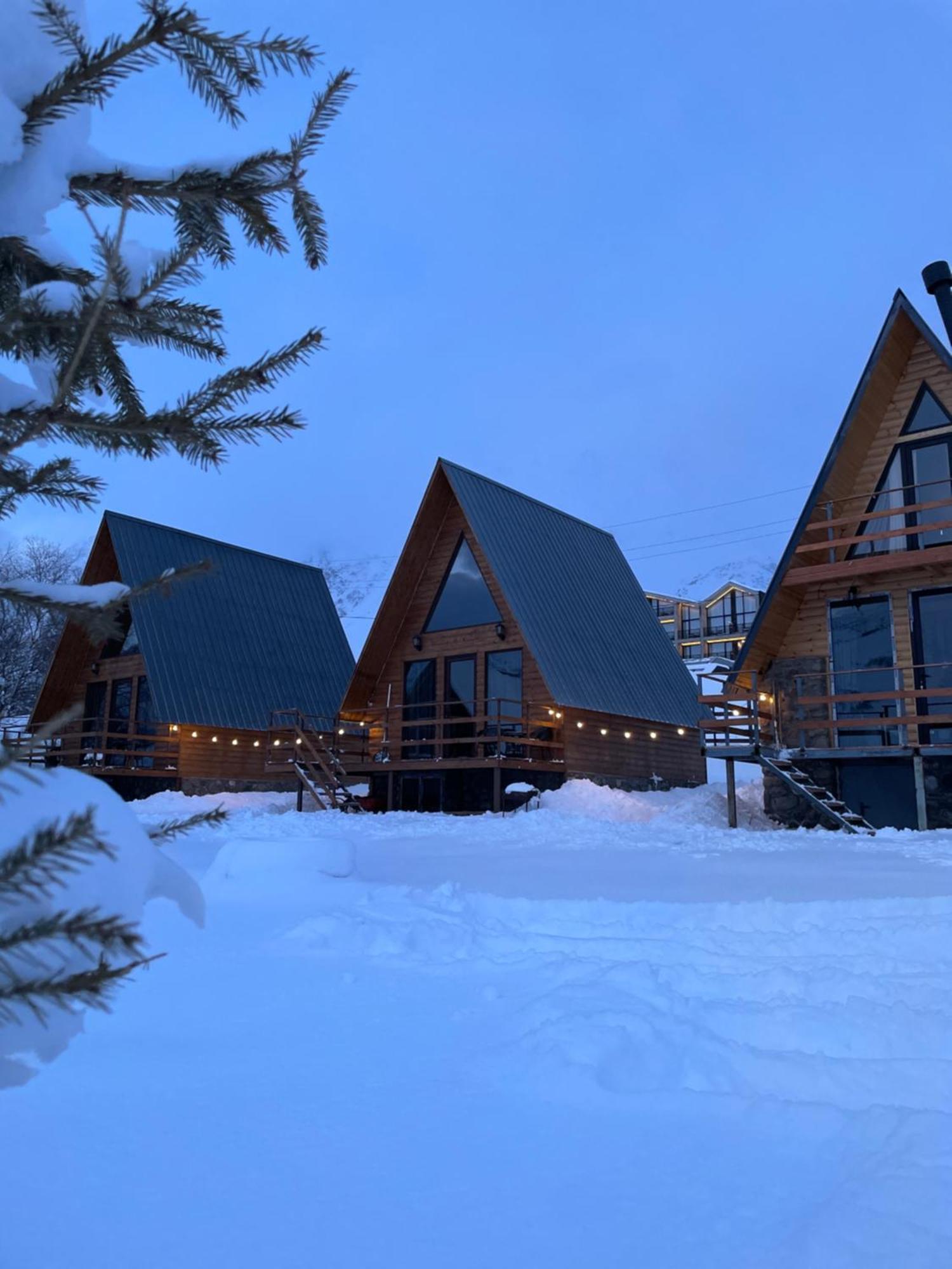 Aura Cottages Kazbegi Ngoại thất bức ảnh